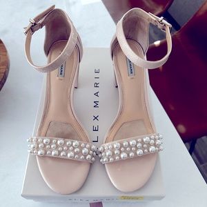Alex Marie pearl heels